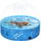 Show in main carousel: allforpaws Chill Out Sprinking 2-in-1 Dog Swimming Pool, Blue, Medium slide 2 of 10