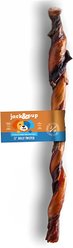 Jack & Pup Odor-Free Twisted Beef Bully Stick 12-in Dog Chew
