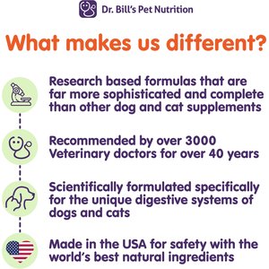 Dr. Bill's Pet Nutrition Canine Cognitive Support Brain & Nervous System Senior Dog Supplement Powder, 180-gm pouch