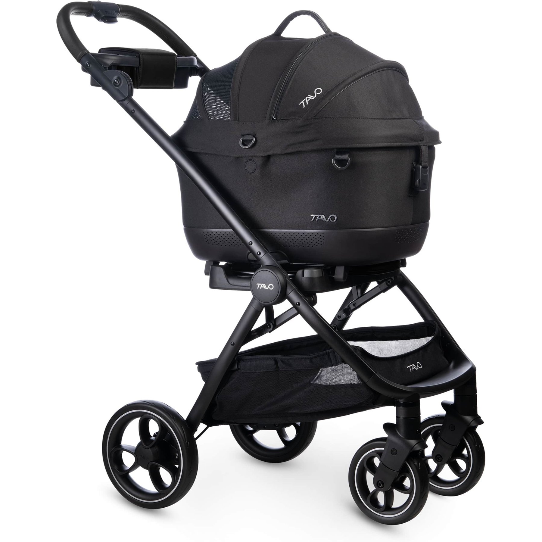 Tavo Pets Maeve iso Travel System Dog & Cat Car Seat, Onyx, iso5x