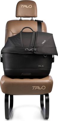 Show full view: Tavo Pets Maeve iso Dog & Cat Car Seat, Onyx, iso5x slide 5 of 11