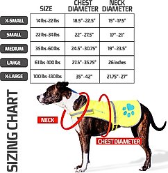 SafetyPUP XD Urban Reflective Dog Vest, Yellow, Medium slide 2 of 8