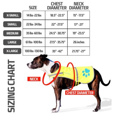 Show full view: SafetyPUP XD Urban Reflective Dog Vest, Yellow, Medium slide 2 of 10