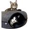 Show in main carousel: Travel Cat Donut Cat Hideaway Cave & Scratcher Cat Bed, Grey slide 5 of 11