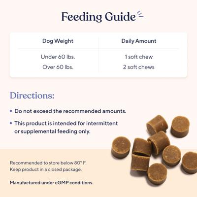 Show full view: Pawfy Multivitamin Peanut Butter Flavor Supplement for Dogs, 30 count slide 6 of 9