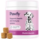 Pawfy Multivitamin Peanut Butter Flavor Supplement for Dogs, 30 count