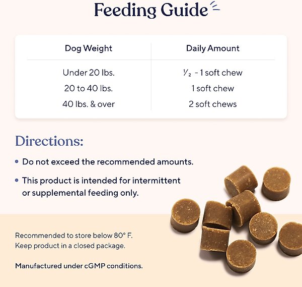 Show full view: Pawfy Probiotic Chicken Flavor Chews Dog Supplement, 30 count slide 5 of 8