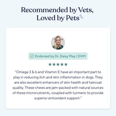 Show full view: Pawfy Skin & Coat Chicken Flavor Chews Dog Supplement, 30 count slide 8 of 9