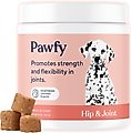 Pawfy Hip & Joint Chicken Flavor Chews Dog Supplement, 30 count