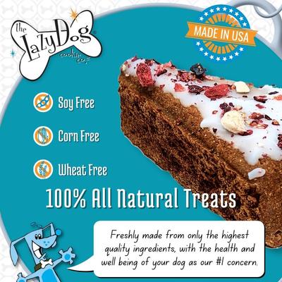 Show full view: The Lazy Dog Cookie Co. Happy Adoptiversary Pup-PIE Dog Treat slide 5 of 9