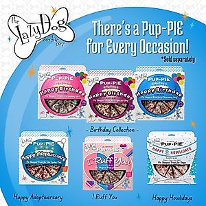 The Lazy Dog Cookie Co. Happy Birthday Pup-PIE Dog Treat, Boy