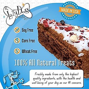 The Lazy Dog Cookie Co. Happy Birthday Pup-PIE Dog Treat, Boy
