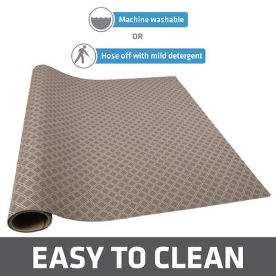 Show full view: Drymate Dog Crate Mat Protective Liner Training Pee Pad, Taupe, Jumbo, 29-in x 48-in, 1 slide 6 of 8