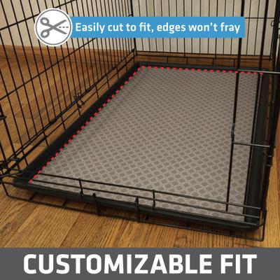 Show full view: Drymate Dog Crate Mat Protective Liner Training Pee Pad, Taupe, Jumbo, 29-in x 48-in, 1 slide 4 of 8