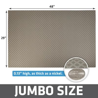 Show full view: Drymate Dog Crate Mat Protective Liner Training Pee Pad, Taupe, Jumbo, 29-in x 48-in, 1 slide 5 of 8