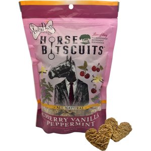 The Lazy Dog Cookie Co. Horse Bitscuits Cherry Vanilla Peppermint Horse Treat, 14-oz bag