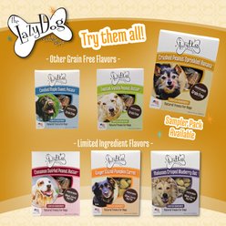 The Lazy Dog Cookie Co. Grain-Free Crushed Peanut Sprinkled Banana Limited Ingredient Crunchy Baked Dog Treats, 14-oz box slide 2 of 8