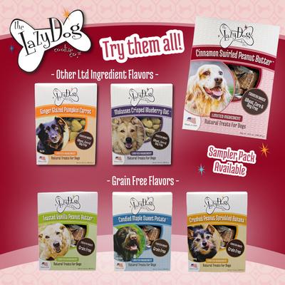 Show full view: The Lazy Dog Cookie Co. Limited Ingredient Cinnamon Swirled Peanut Butter Crunchy Baked Dog Treats, 14-oz box slide 9 of 9