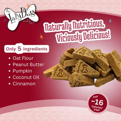 Show full view: The Lazy Dog Cookie Co. Limited Ingredient Cinnamon Swirled Peanut Butter Crunchy Baked Dog Treats, 14-oz box slide 4 of 9