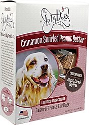 The Lazy Dog Cookie Co. Limited Ingredient Cinnamon Swirled Peanut Butter Crunchy Baked Dog Treats, 14-oz box