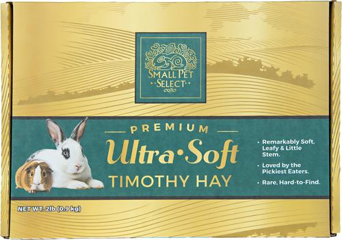 Show full view: Small Pet Select Premium Ultra-Soft Timothy Hay Small Animal Food, 2-lb box slide 4 of 6