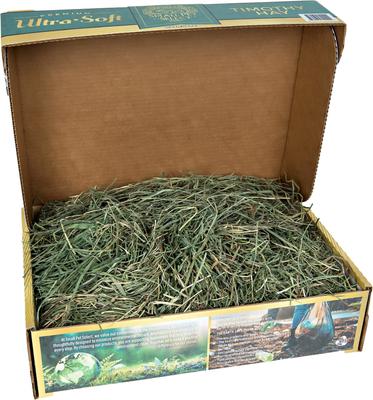 Show full view: Small Pet Select Premium Ultra-Soft Timothy Hay Small Animal Food, 2-lb box slide 2 of 6