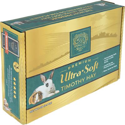 Show full view: Small Pet Select Premium Ultra-Soft Timothy Hay Small Animal Food, 2-lb box slide 3 of 6