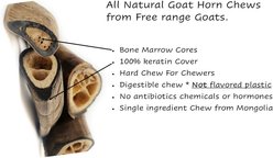 EYS Herders Choice 8 to 10-inch Goat Horn Dog Chew, 2 count slide 2 of 4