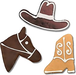 Tail Bangers Little Bit Country Peanut Butter & Honey Assorted Crunchy Dog Treats, 18 count