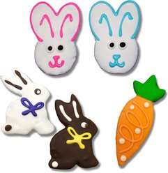 Tail Bangers Hoppy Easter Peanut Butter & Honey Assorted Crunchy Dog Treats, 18 count