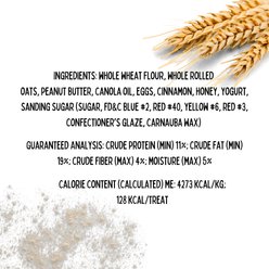 Tail Bangers It's a Shore Thing Peanut Butter & Honey Assorted Crunchy Dog Treats, 18 count slide 2 of 7