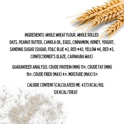 Show full view: Tail Bangers It's a Shore Thing Peanut Butter & Honey Assorted Crunchy Dog Treats, 18 count slide 8 of 8