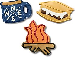 Tail Bangers Campfire Delight Peanut Butter & Honey Assorted Crunchy Dog Treats, 18 count