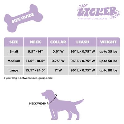 Show full view: THE LICKER STORE Luna Hands-Free Dog Leash & Collar, Almond, Large: 15.3 to 24.8-in neck, 1-in wide slide 4 of 10