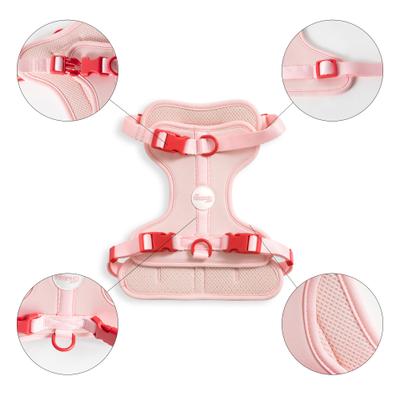 Show full view: THE LICKER STORE Arlo No Pull Dog & Cat Harness, Pink, Medium: 18 to 28-in chest slide 5 of 11