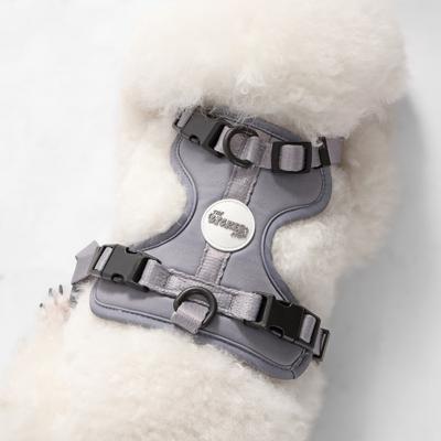 Show full view: THE LICKER STORE Arlo No Pull Dog & Cat Harness, Gray, Small: 14 to 22-in chest slide 8 of 11