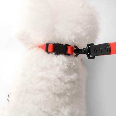 Show full view: THE LICKER STORE Luna Hands-Free Dog Leash & Collar, Red/Black, Small: 9.5 to 14.1-in neck, 3/5-in wide slide 8 of 11