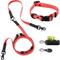 Show in main carousel: THE LICKER STORE Luna Hands-Free Dog Leash & Collar, Red/Black, Small: 9.5 to 14.1-in neck, 3/5-in wide slide 1 of 11