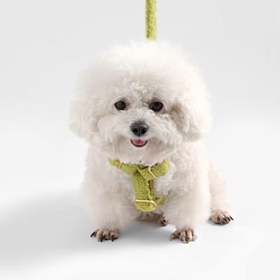 Show full view: THE LICKER STORE Teddy Adjustable Dog H Harness & Leash Set, Olive Green, Small: 7.3 to 13.4-in neck slide 6 of 10