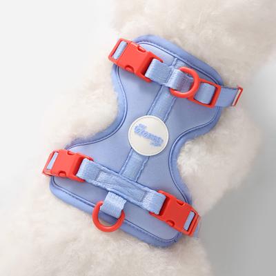 Show full view: THE LICKER STORE Arlo No Pull Dog & Cat Harness, Periwinkle, Small: 14 to 22-in chest slide 8 of 11
