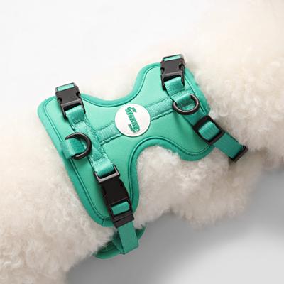 Show full view: THE LICKER STORE Arlo No Pull Dog & Cat Harness, Emerald, Small: 14 to 22-in chest slide 8 of 11