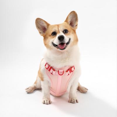 Show full view: THE LICKER STORE Arlo No Pull Dog & Cat Harness, Pink, Medium: 18 to 28-in chest slide 6 of 11