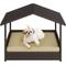 Show in main carousel: Yaheetech Elevated Dog House with Bed, Brown slide 3 of 9