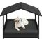 Show in main carousel: Yaheetech Elevated Dog House with Bed, Black slide 2 of 7