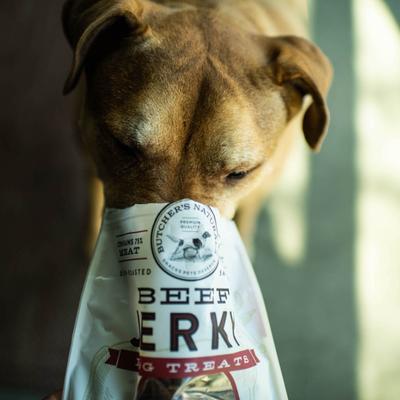 Show full view: Butcher's Naturals Slow Roasted Beef Jerky Dog Treats, 16-oz bag slide 7 of 8