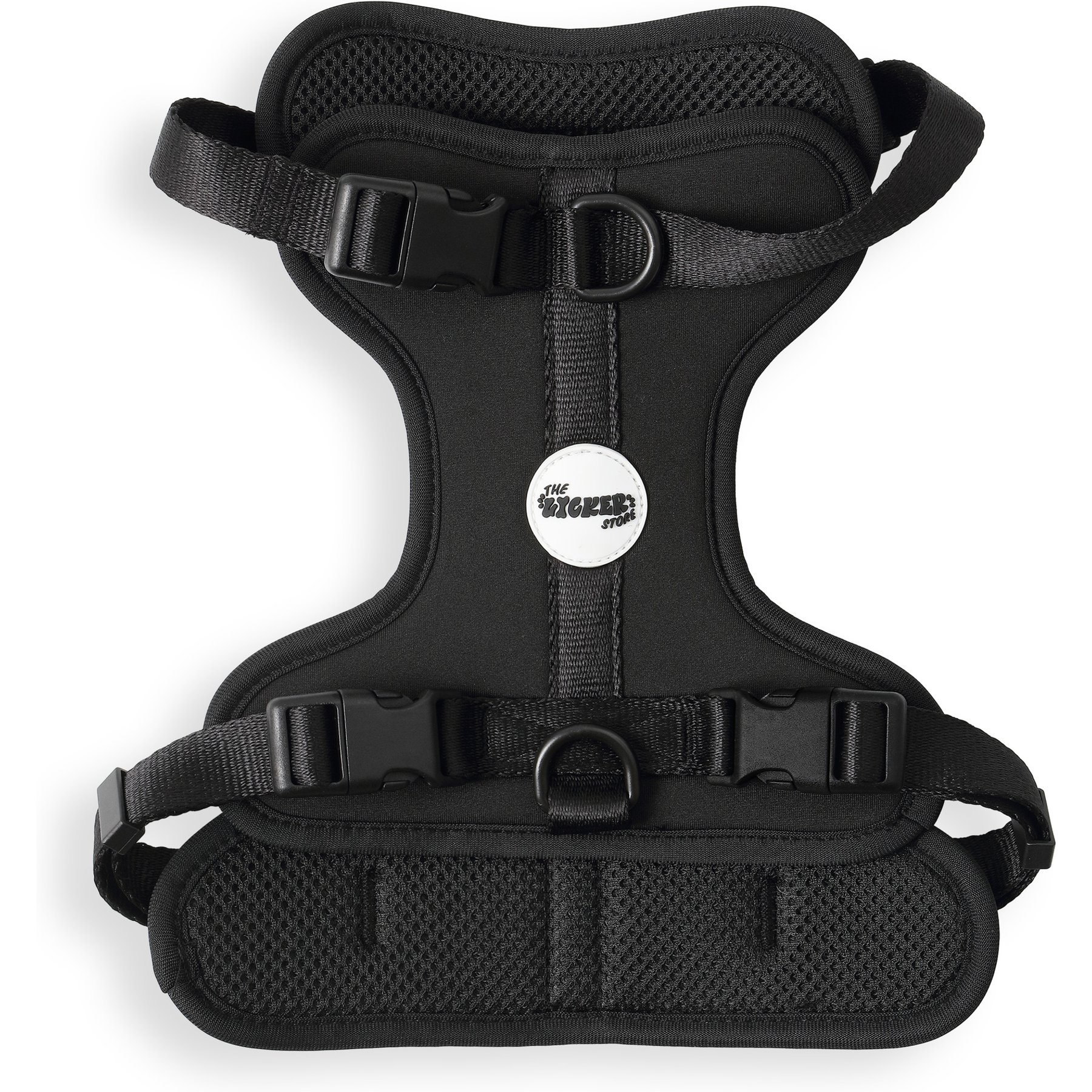 THE LICKER STORE Arlo No Pull Dog & Cat Harness, Black, Medium: 18 to 28-in chest