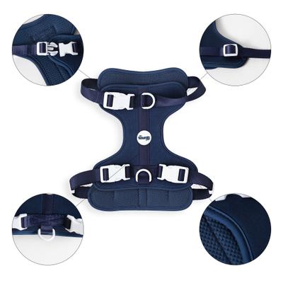 Show full view: THE LICKER STORE Arlo No Pull Dog & Cat Harness, Navy, Large: 24 to 37-in chest slide 5 of 11