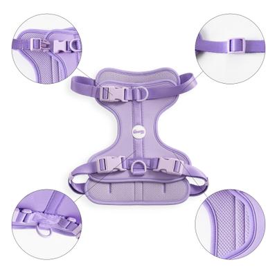 Show full view: THE LICKER STORE Arlo No Pull Dog & Cat Harness, Purple, Large: 24 to 37-in chest slide 5 of 11