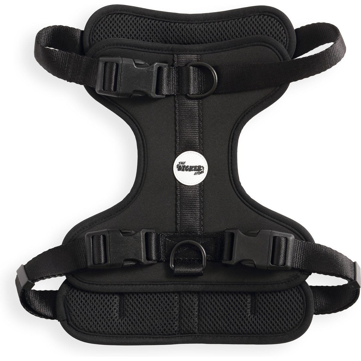 THE LICKER STORE Arlo No Pull Dog & Cat Harness, Black, Large: 24 to 37-in chest
