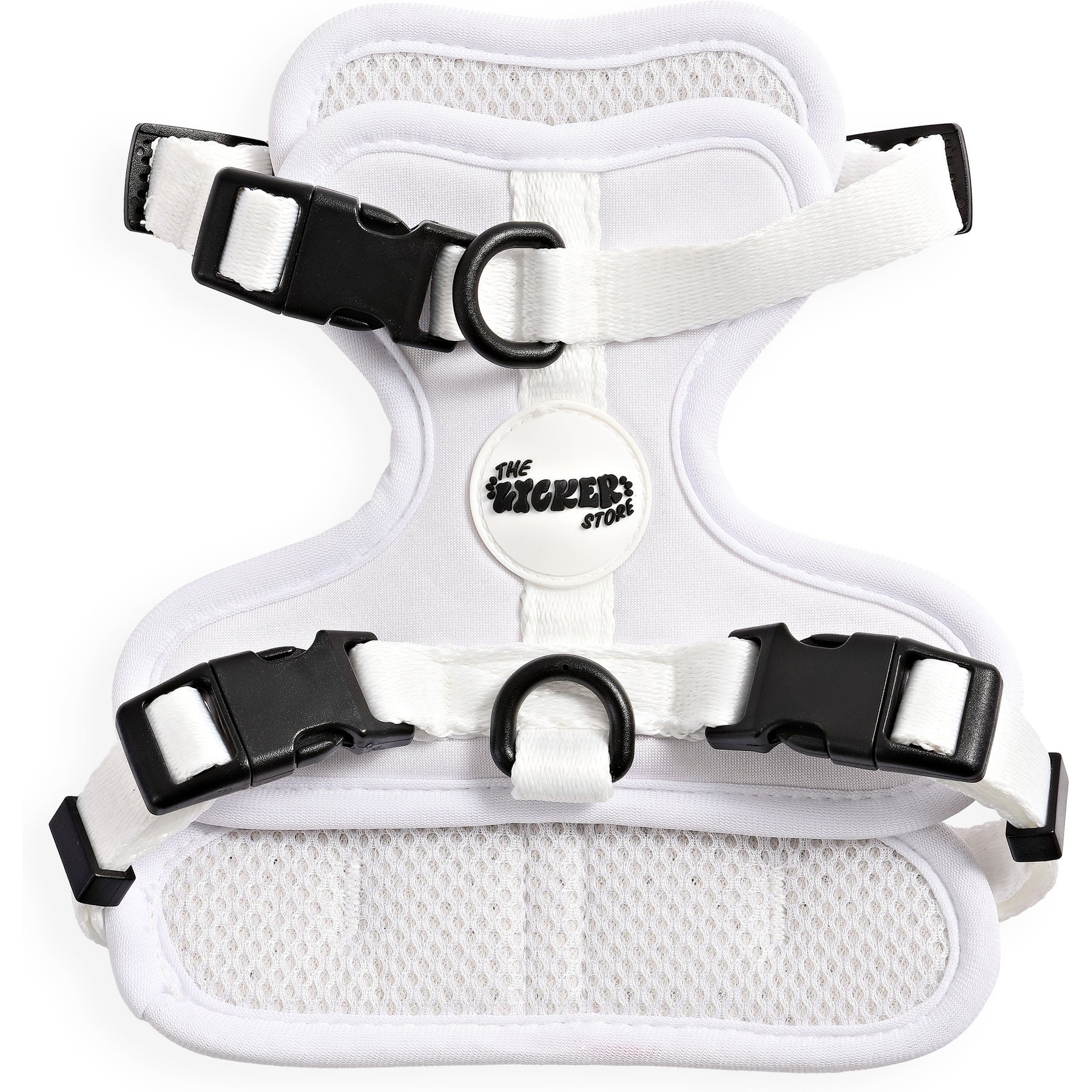 THE LICKER STORE Arlo No Pull Dog & Cat Harness, White, X-Small: 11.8 to 17-in chest